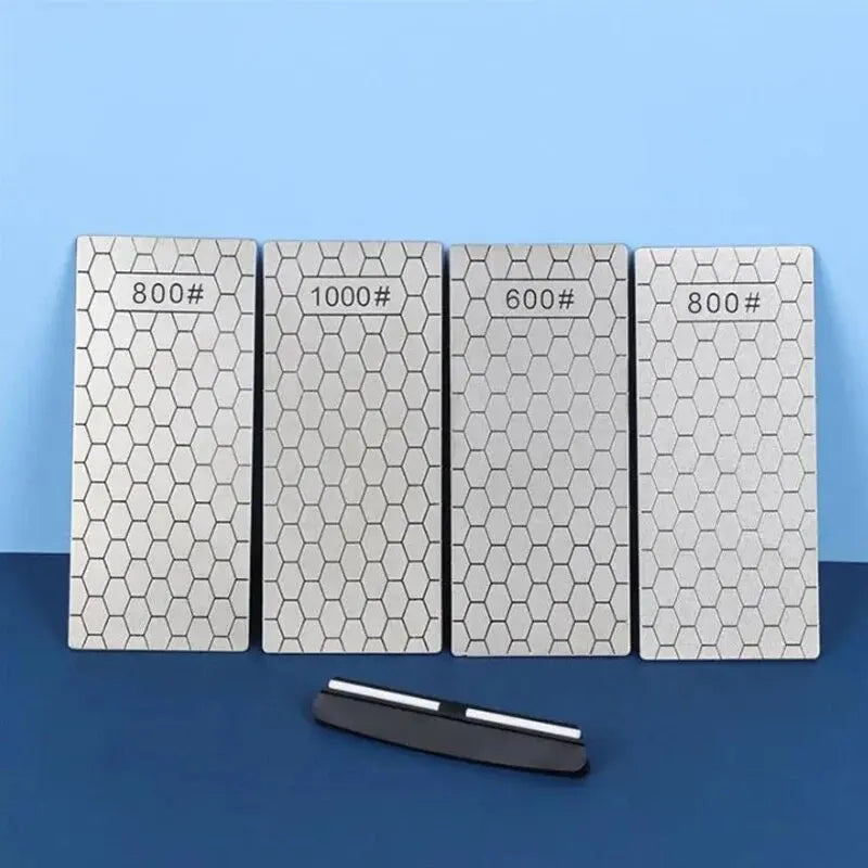 1pc Professional Diamond Knives Sharpening Stone 600# 800#1000# Knife Sharpener Ultra-thin Honeycomb Surface Whetstone Tool