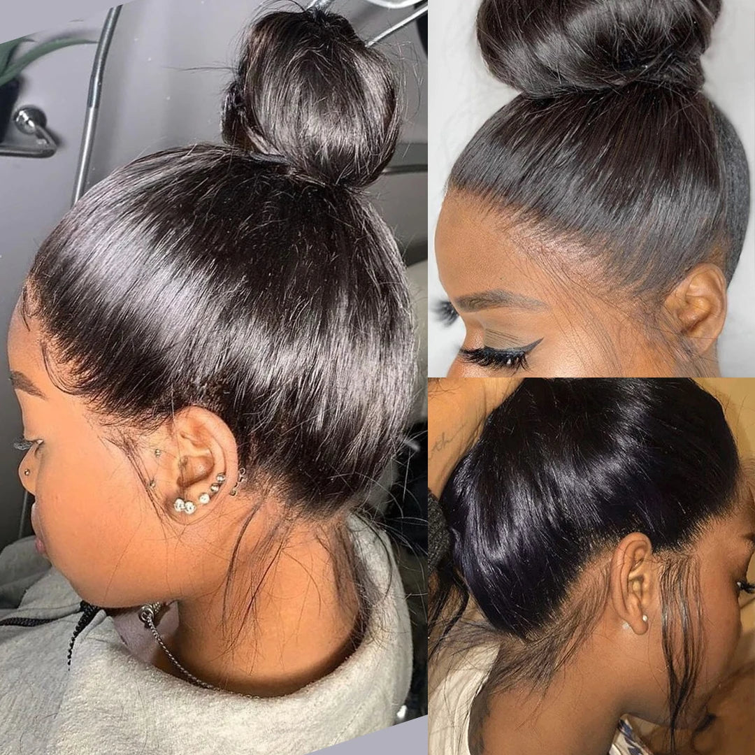 Body Wave 360 Lace Frontal Wigs for Women with Pre-Plucked Baby Hair