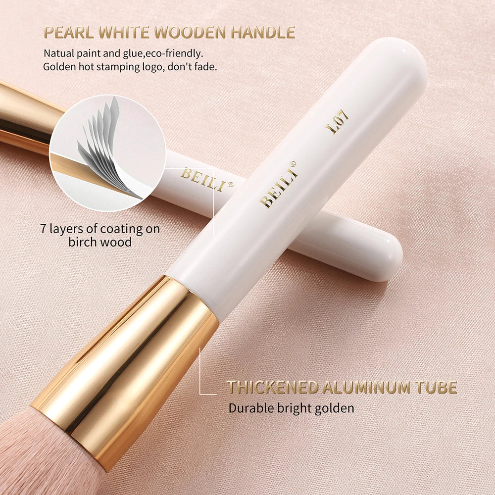 White Gold Professional Makeup Brushes Set