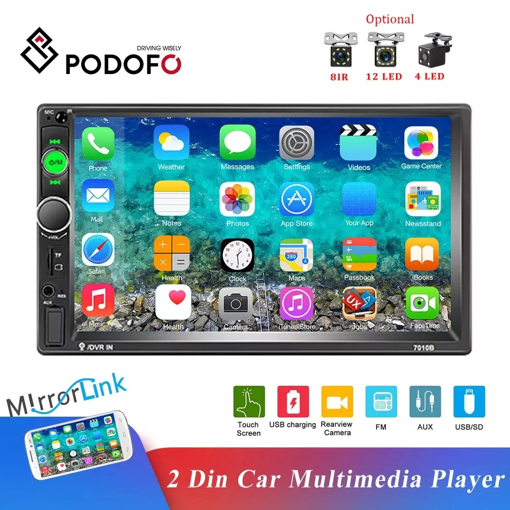 7-inch HD Touch Screen Car Radio Stereo