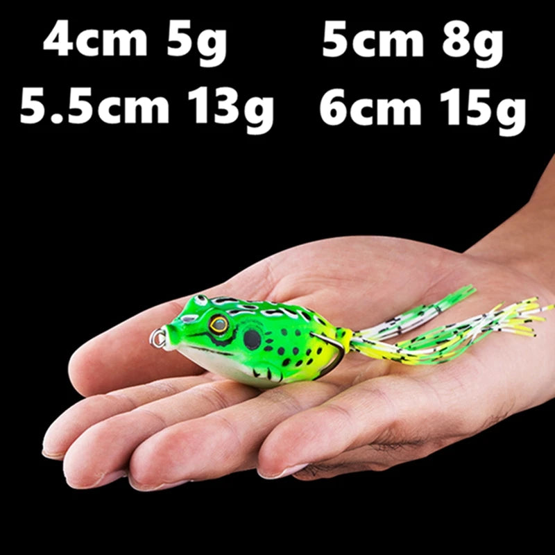 5G, 8G, 13G, and 15G Frog Fishing Lures