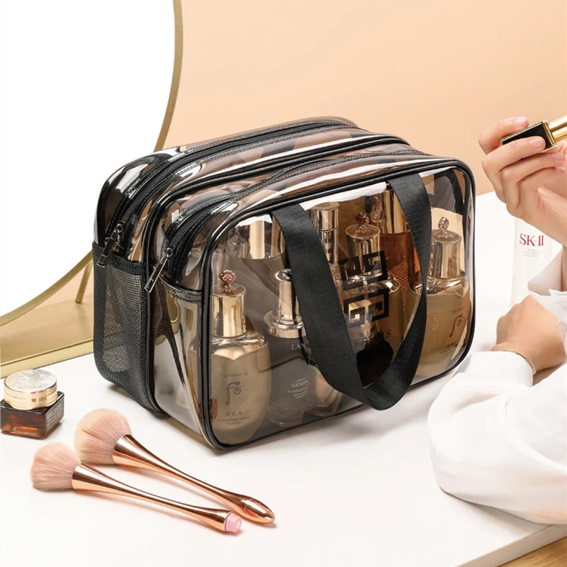 Large Capacity Transparent Cosmetic Travel Bag