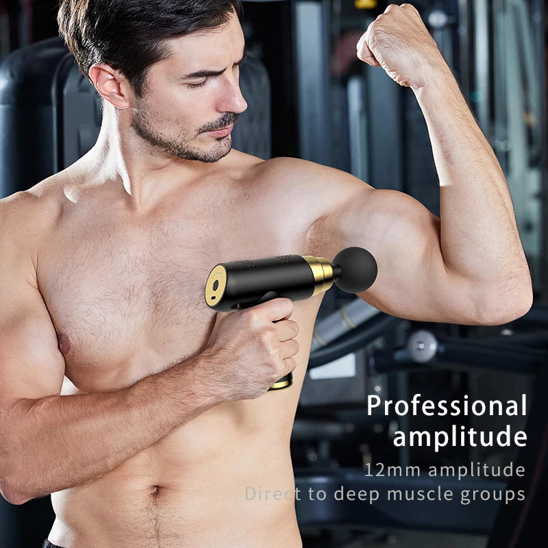 Deep Tissue Portable Massage Gun for Body, Neck, and Back Relaxation