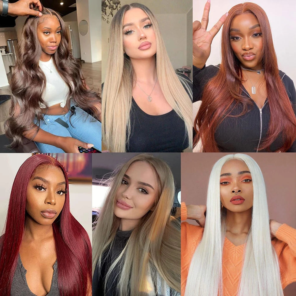 3X13 Lace Frontal Synthetic Wig Long Wavy Hair For Black Women