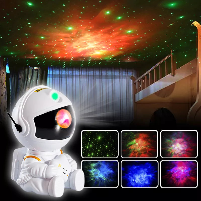 LED Astronaut Projector Starry Sky Galaxy Projector Night Light