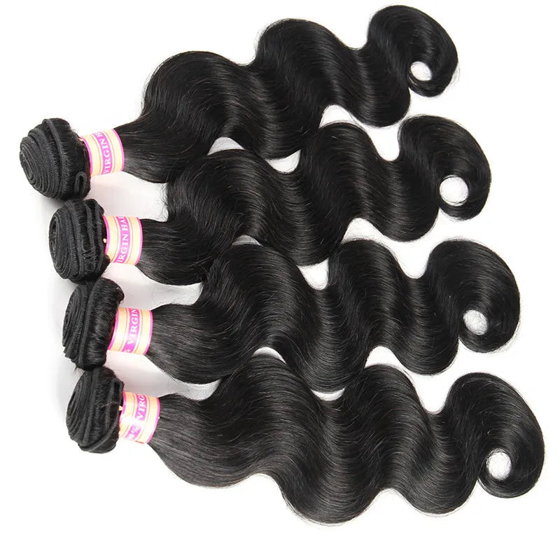 1/3/4 Pcs Human Hair Indian Body Wave Bundles