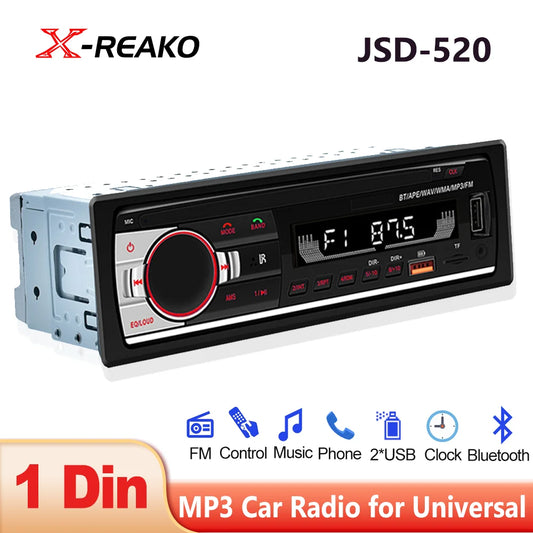 USB/SD Car Radio Stereo with Remote Control