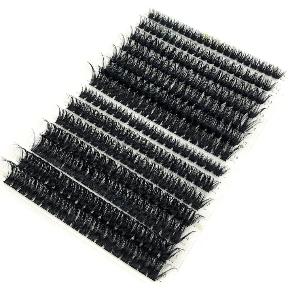 30D 40D 60D 80D Mixed Tray Individual Lashes 3D Russia Volume Eye Lashes Soft Natural Lashes Mink Lash Cluster False Eyelashes