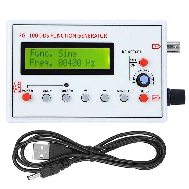 FG-100 1Hz - 500KHz DDS Function Counter Signal Generator