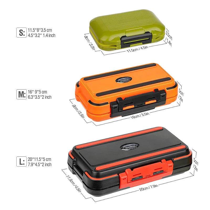 Waterproof Fishing Tackle Box for Hook and Lure