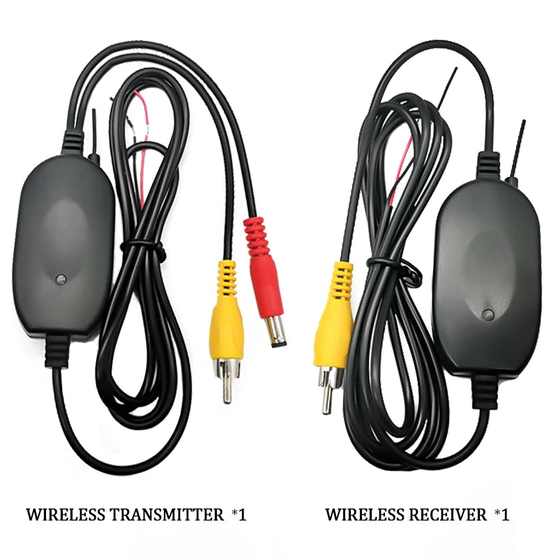 2.4G Wireless Video Transmitter Receiver Kit for Car Rear View Camera and DVD Monitor Screen