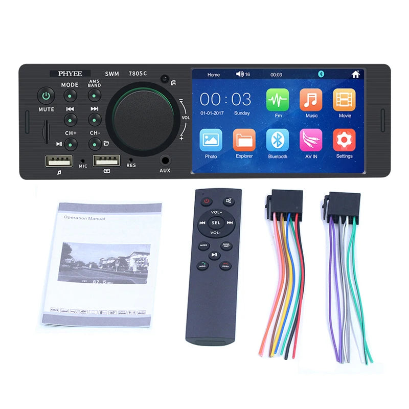 Bluetooth Touch Screen Car Radio