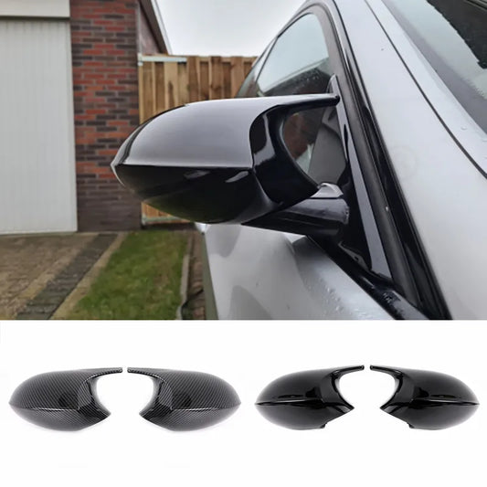 Side Rearview Mirror Cap Cover Fit For BMW