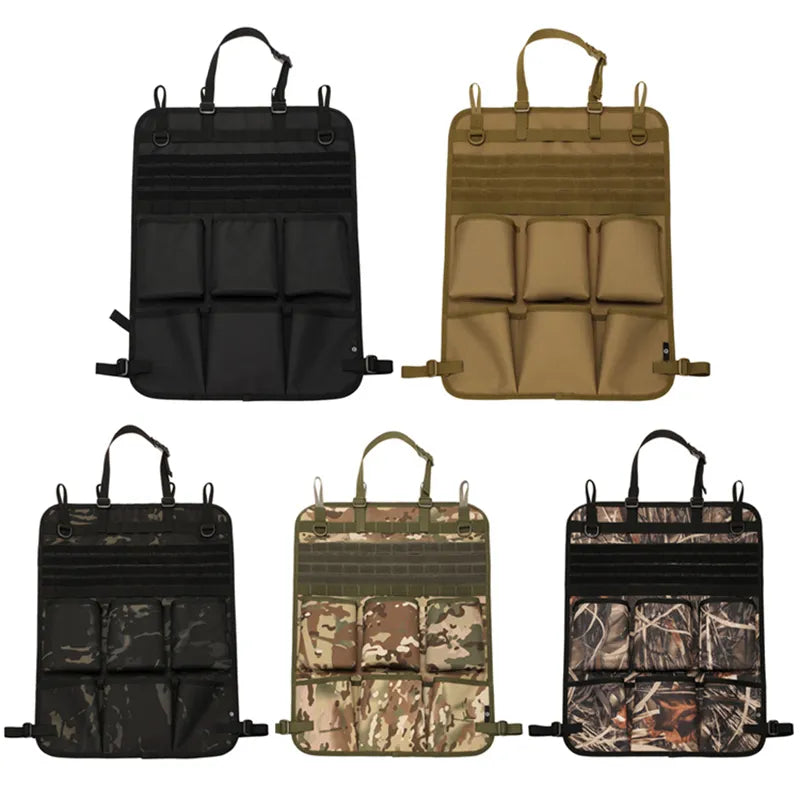 Camo Back Seat Storage Bag Multifunction