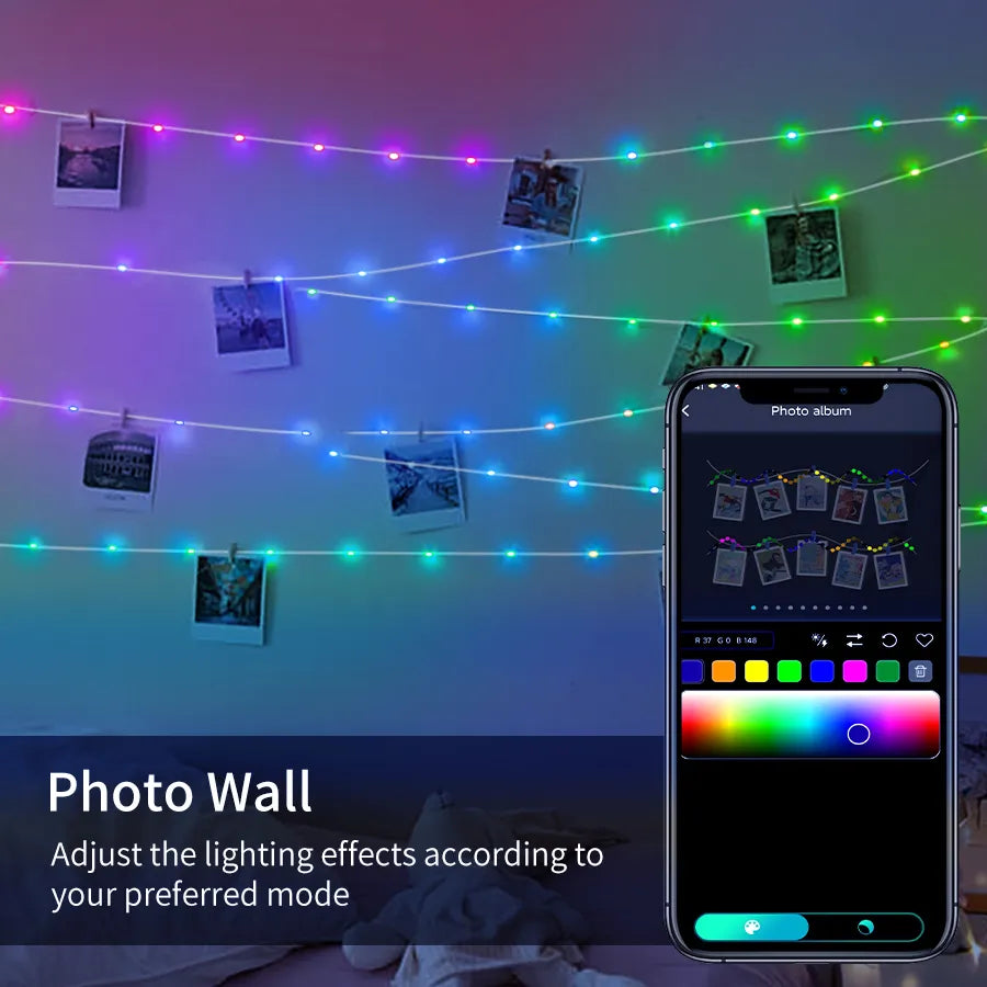 Bluetooth LED String Fairy Lights