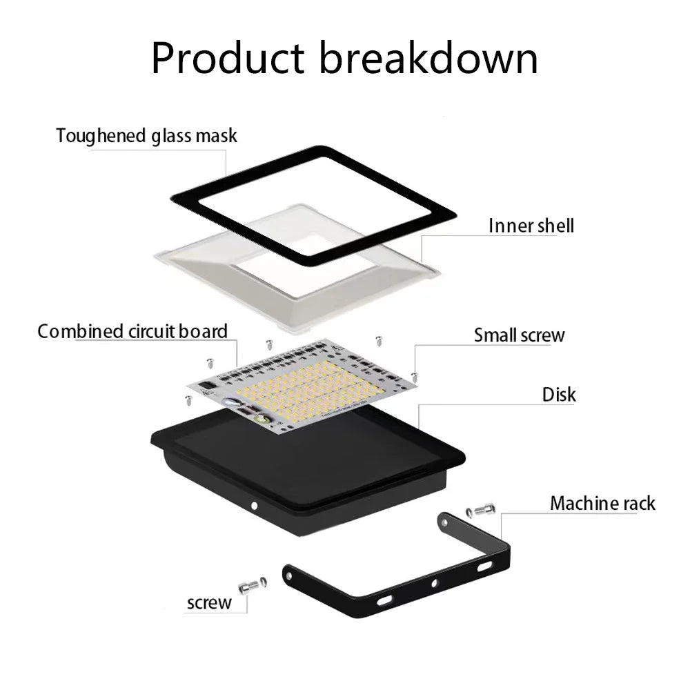 220V 10W-100W LED Flood Light