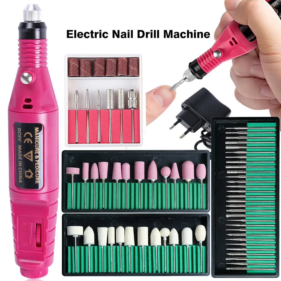 Professional Electric Nail Drill Machine for Gel Polish Remover