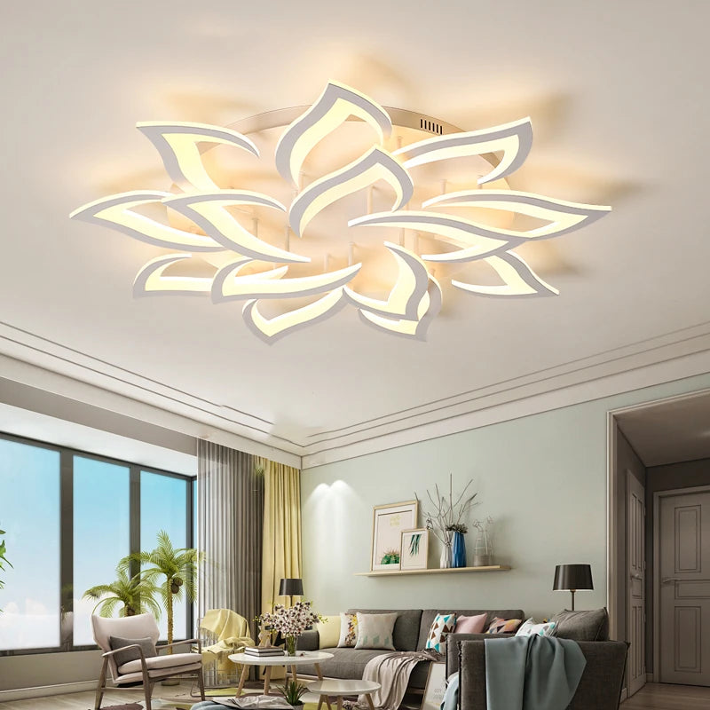 Lotus LED chandelier