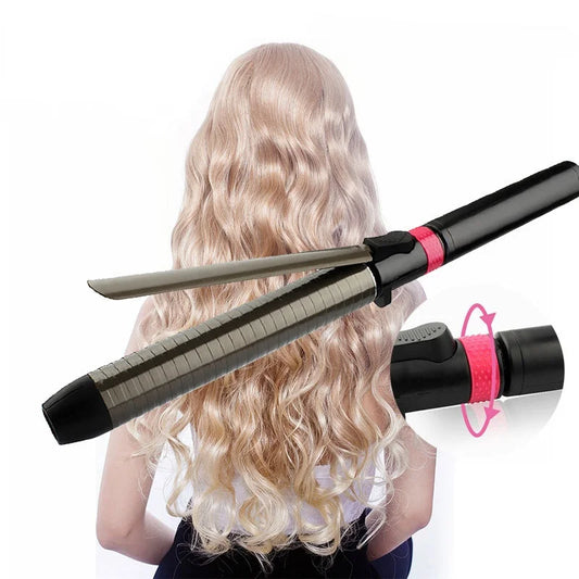 Professional Rotating Curling Iron Wand (240V EU Socket)