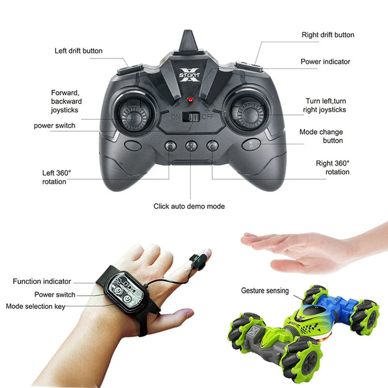 Remote Control Car Toy with Watch Gesture Sensor