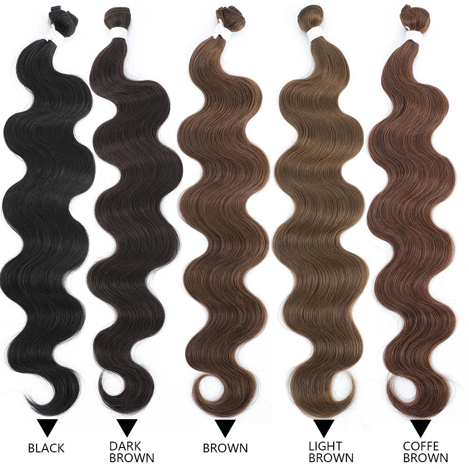 Brazilian Hair Weaving Soft Synthetic Hair Extensions