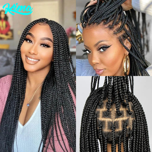 Synthetic Full Lace Braided Wig for Black Women