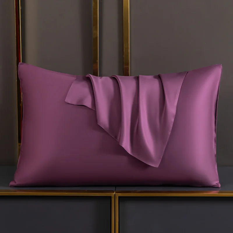 Mulberry Silk Pillowcase Solid Color Natural Silk Pillow Cover High End Quality Pillowcase White Pillow Case Sleeping Pillowcase