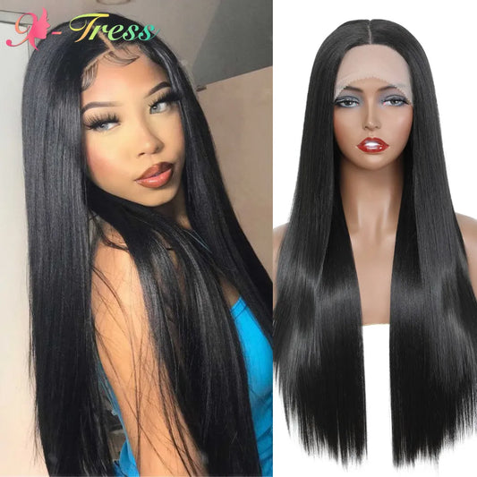 Synthetic Lace-Front Wigs for Black Women