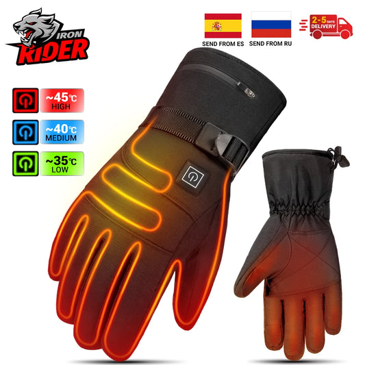 Waterproof Heated Motorcycle Gloves