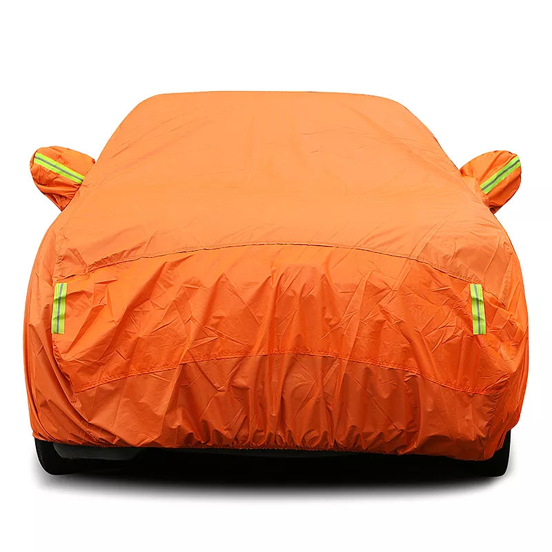 Universal UV Protection Orange Car Cover Waterproof Protector for BMW
