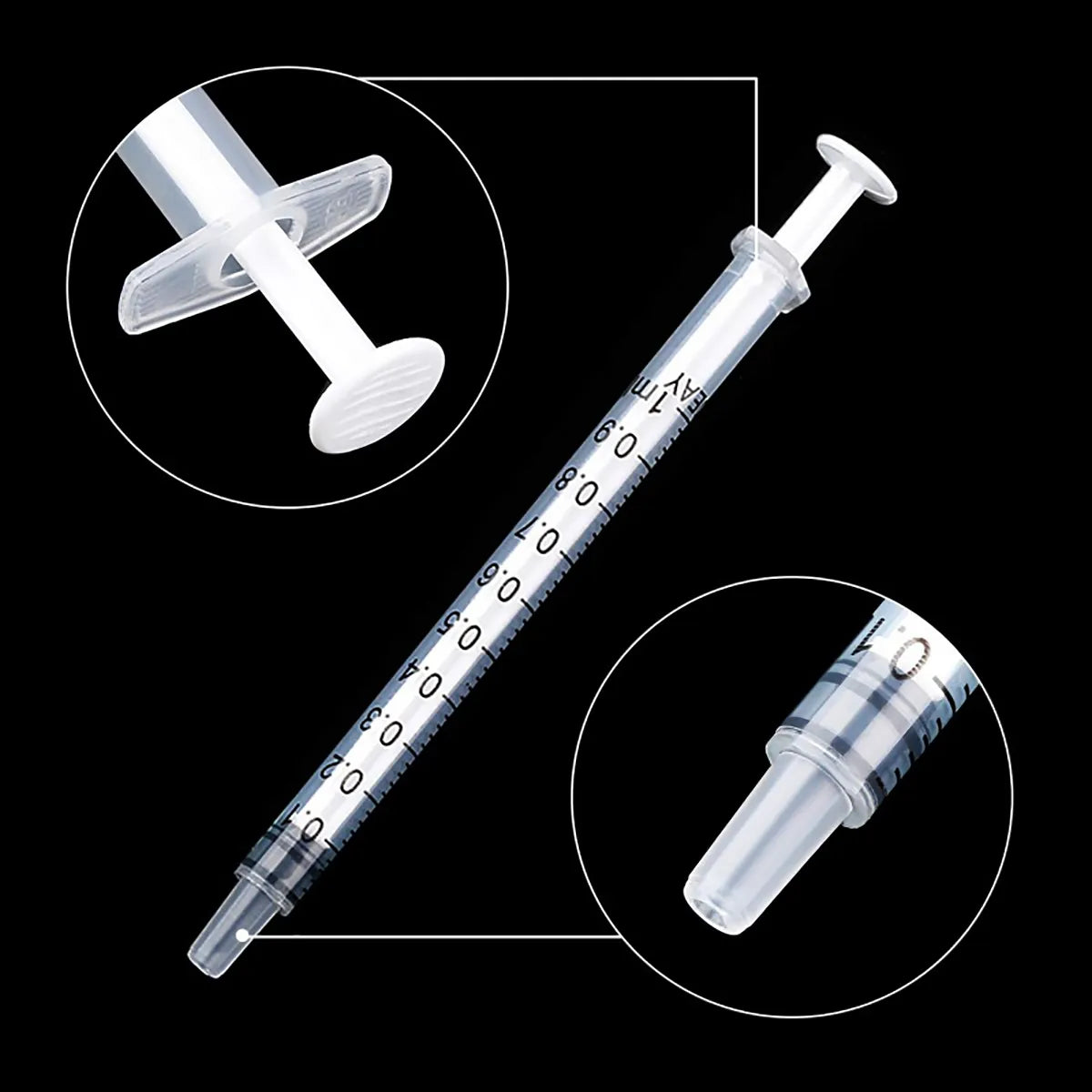 1ml Syringes + 30G 4MM Injection Needles