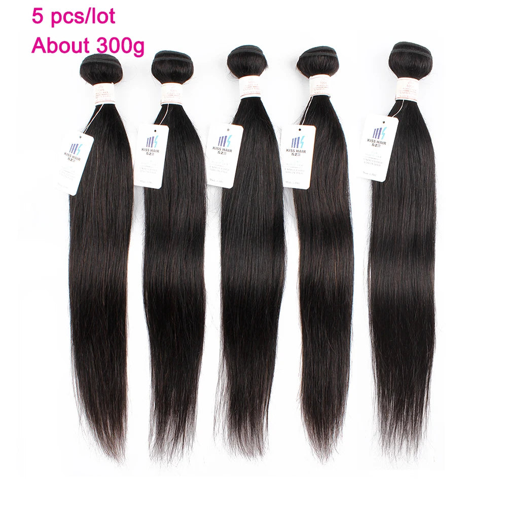 1pc, 3pc, 5pc, and 7pcs per lot of 12-22 inch natural black human hair bundles