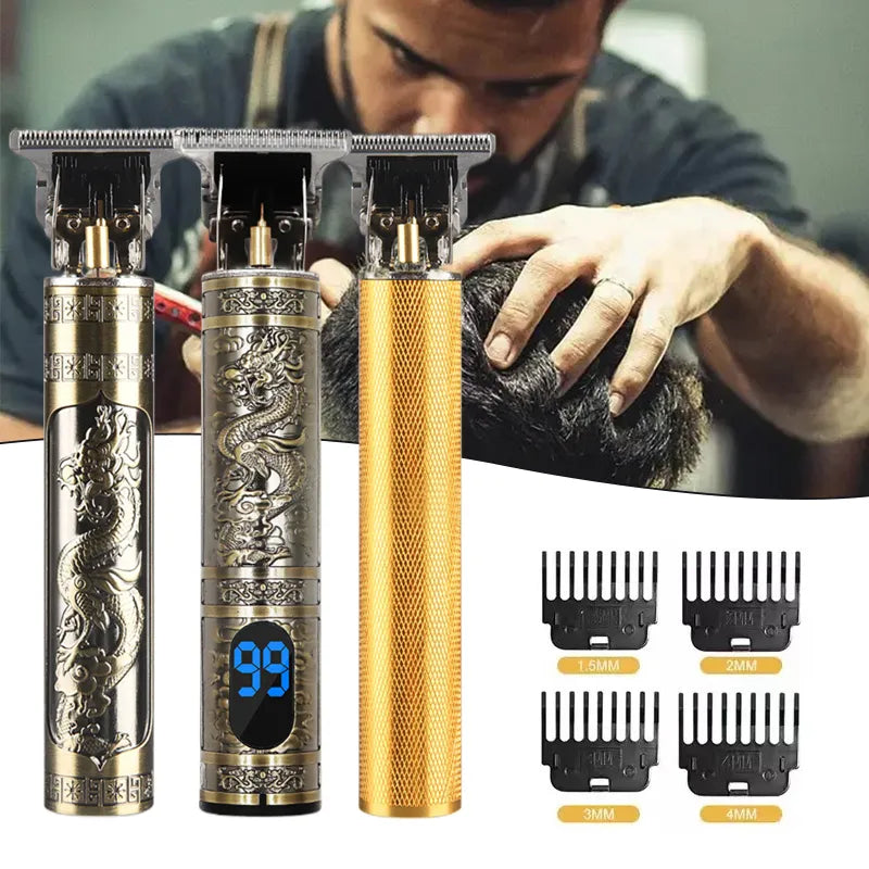 Wireless Professional Barber Retro Hair Trimmer