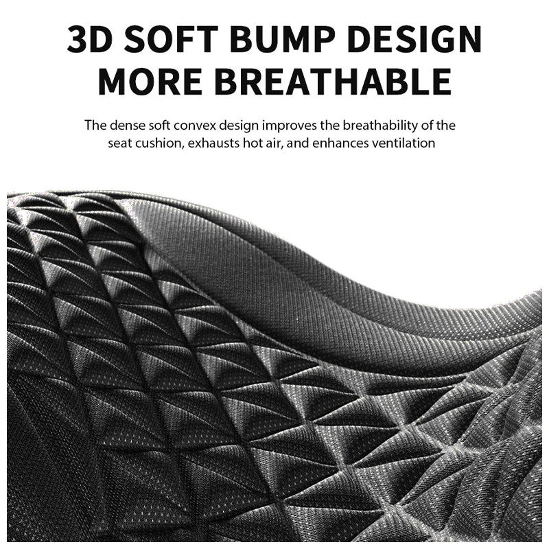 3D Breathable Car Seat Cover Summer Car Seat Cushion Convex Design for Heat Dissipation Sweatproof Universal Auto Chair Mat Pad