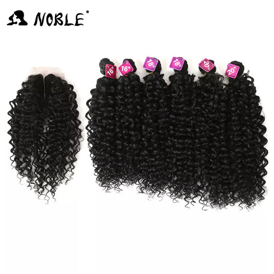 16-20 inch 7 pieces per lot Afro Synthetic Hair