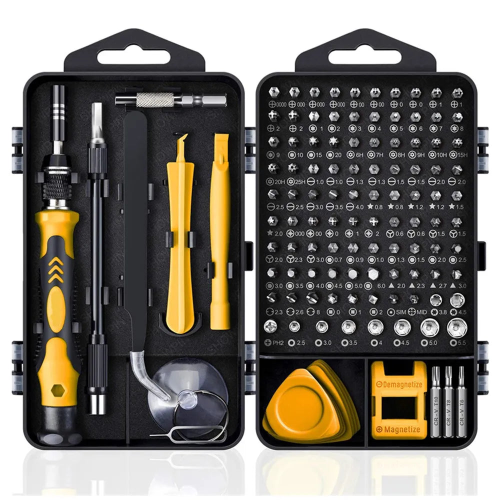 122 in 1 Magnetic Computer Repair Kit with Case