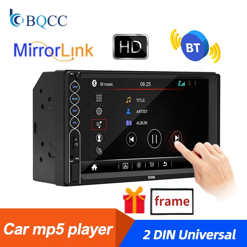 7-inch touch-screen Bluetooth USB car stereo