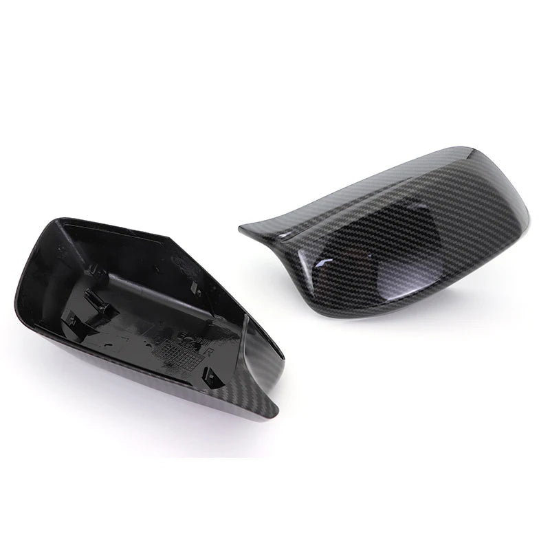 Black  Carbon Fiber Rearview Side Mirror cover for BMW