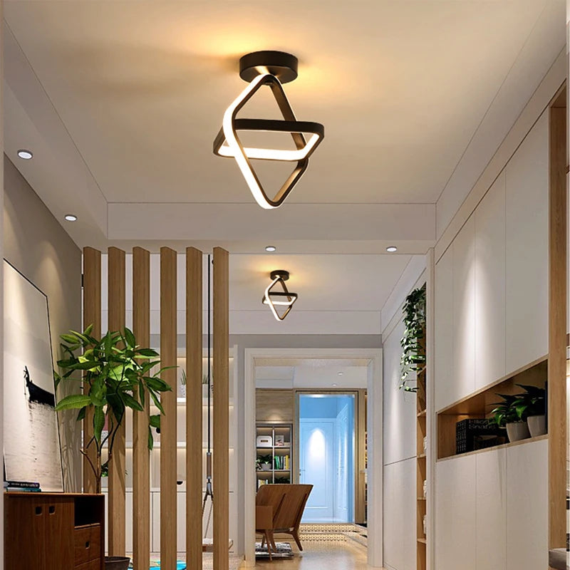 2 Rings design with 20inch Small LED Ceiling Light