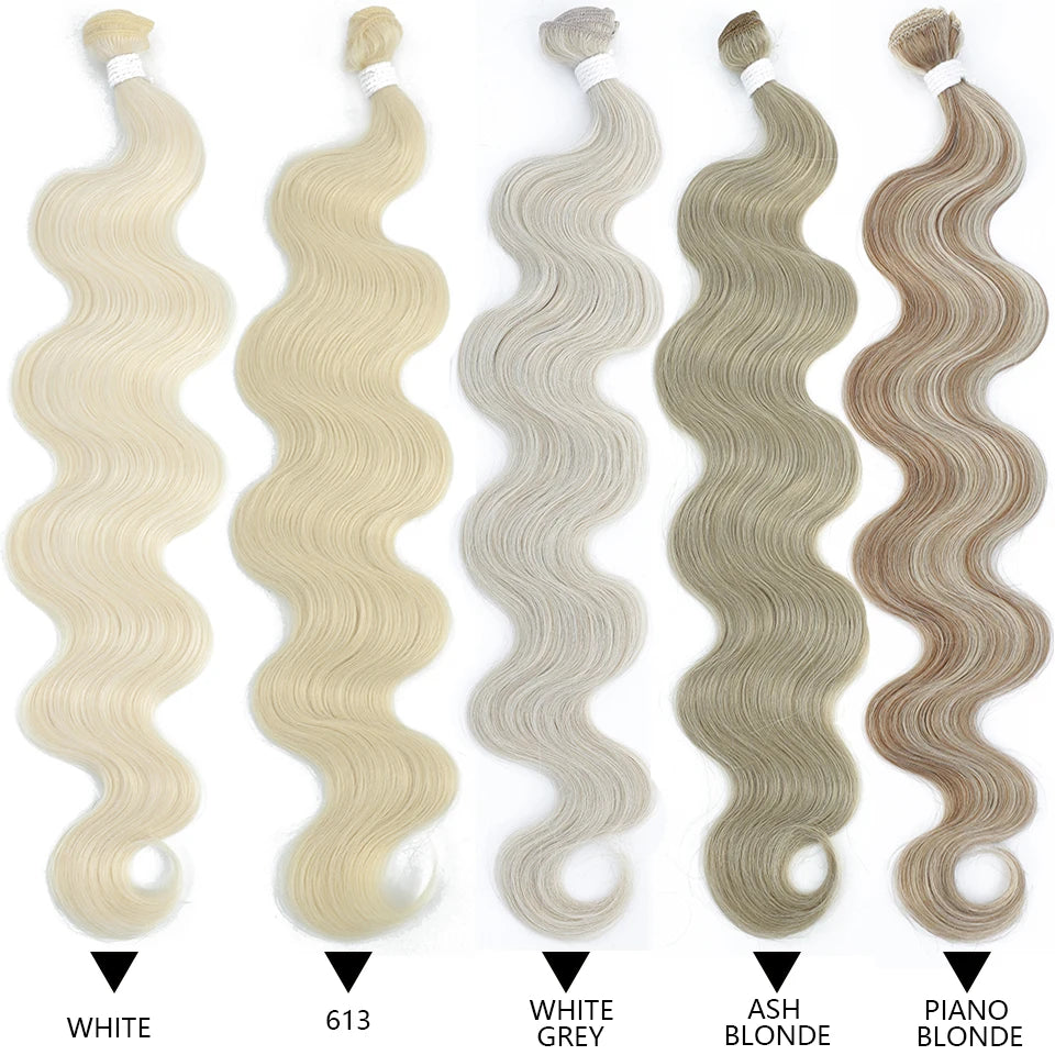 Brazilian Hair Weaving Soft Synthetic Hair Extensions