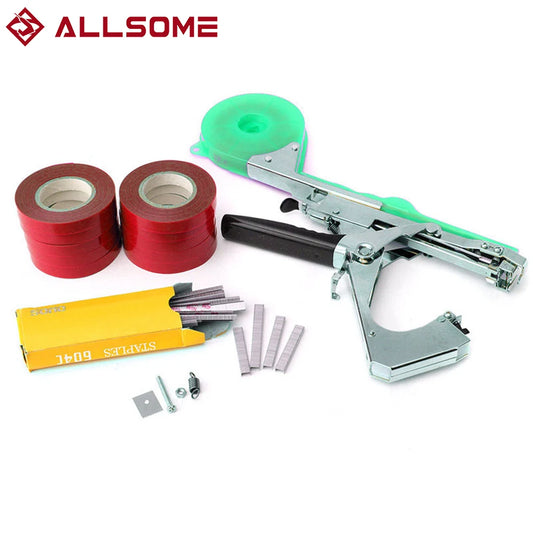 Plant Garden Tying Machine  with Plant Tape tool (10 Rolls Tape Set)