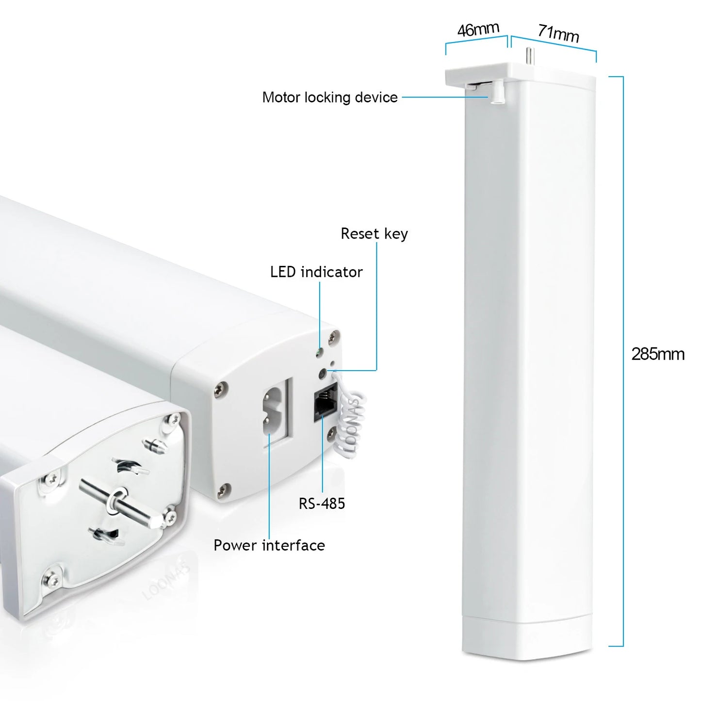 2nd Generation Smart Electric Automatic Curtain Motor Control System