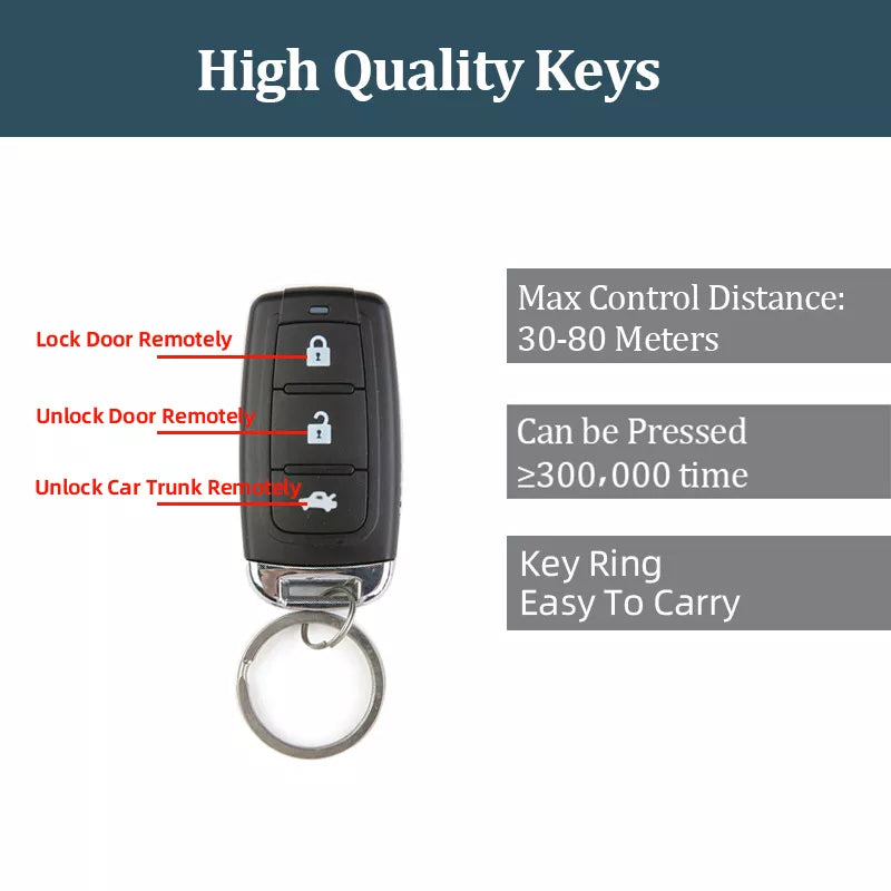 Keyless Car Door Lock System Central with Remote Control