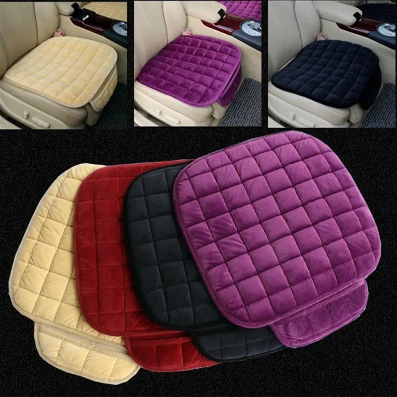 Car Seat Cover Winter Warm Seat Cushion Anti Slip Universal Front Chair Seat Breathable Pad for Vehicle Auto Car Seat Protector