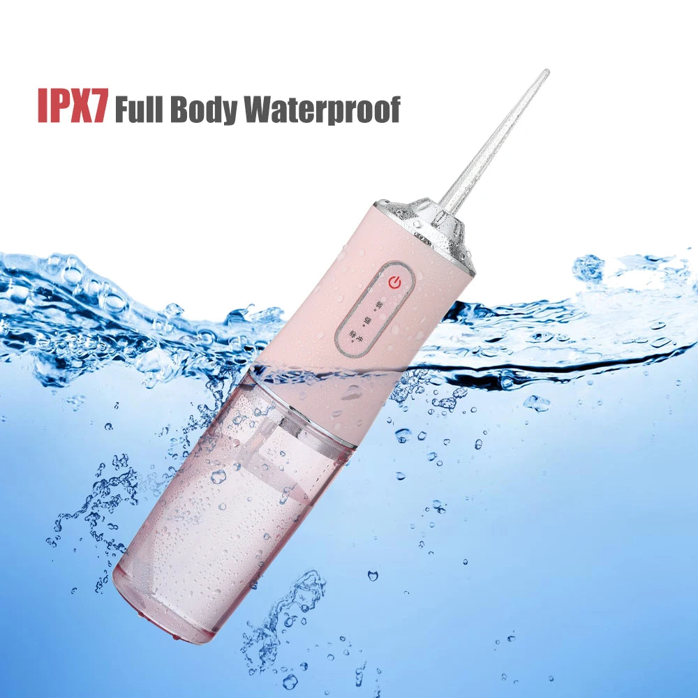 USB Rechargeable Portable Dental Water Flosser with 3 Modes