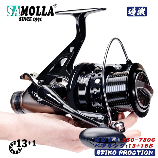 Spinning Strong Double Drag 13-23kg Sea Reels Accessories
