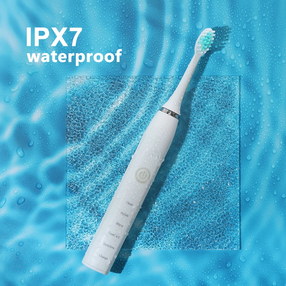 Sonic Electric Toothbrush for Men and Women Adult Household USB Rechargeable IPX7 Waterproof Tooth Whitening Oral Care