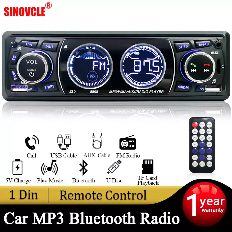 Bluetooth Support Car Radio In Dash Kit