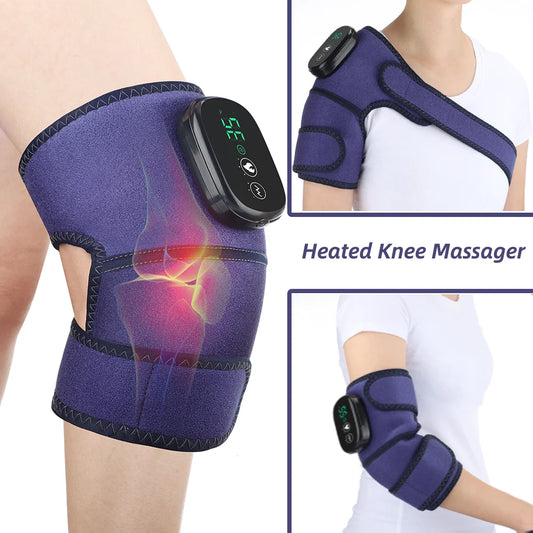 USB Electric Knee Massager Heating Vibration