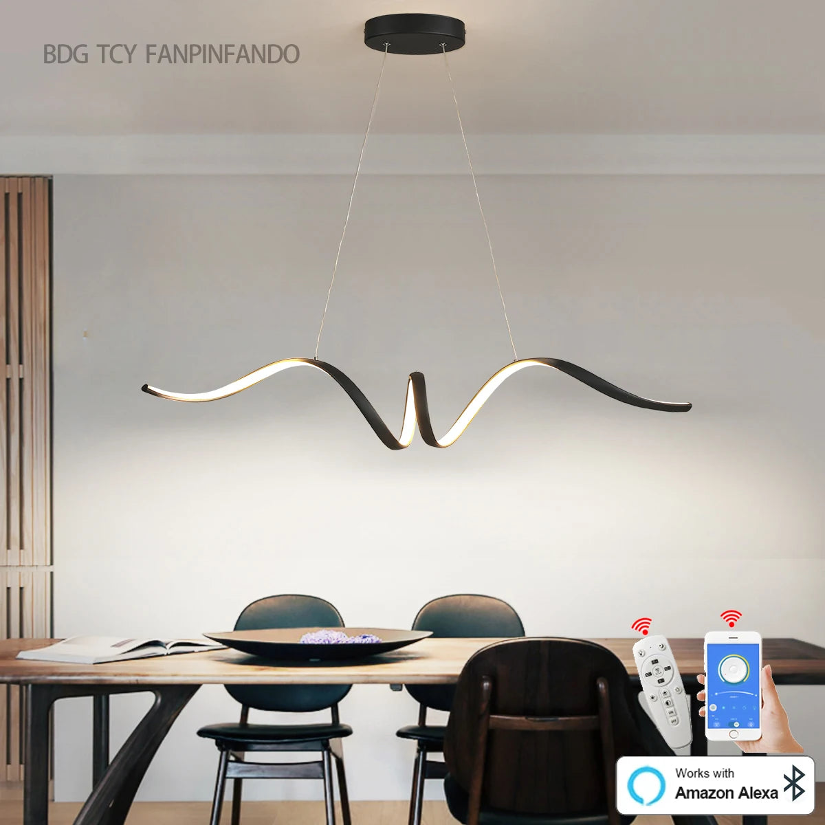 Smart LED Chandelier with app control system